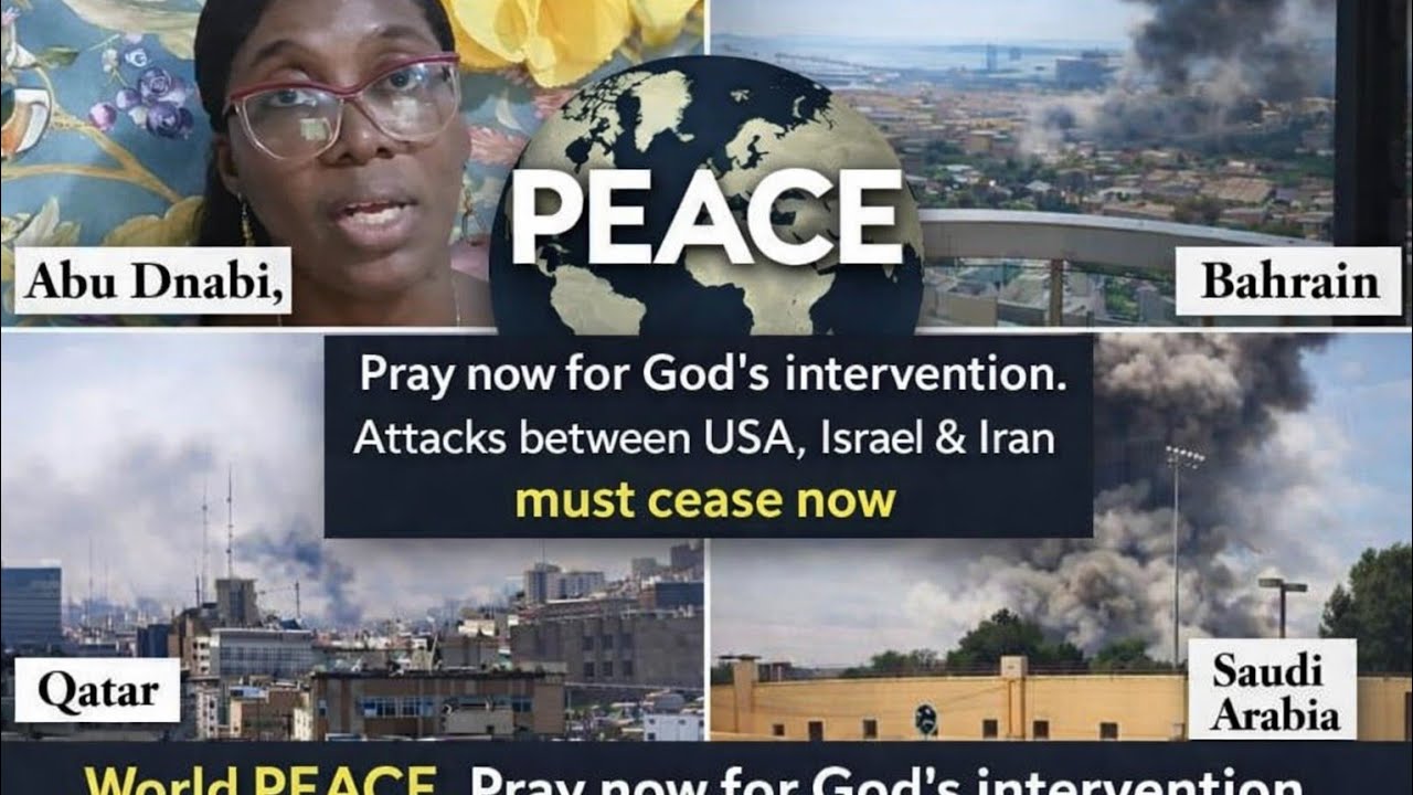 World PEACE. Pray now for God's intervention. Attacks between USA 🇺🇸, Israel 🇮🇱 & Iran 🇮🇷 cease now!