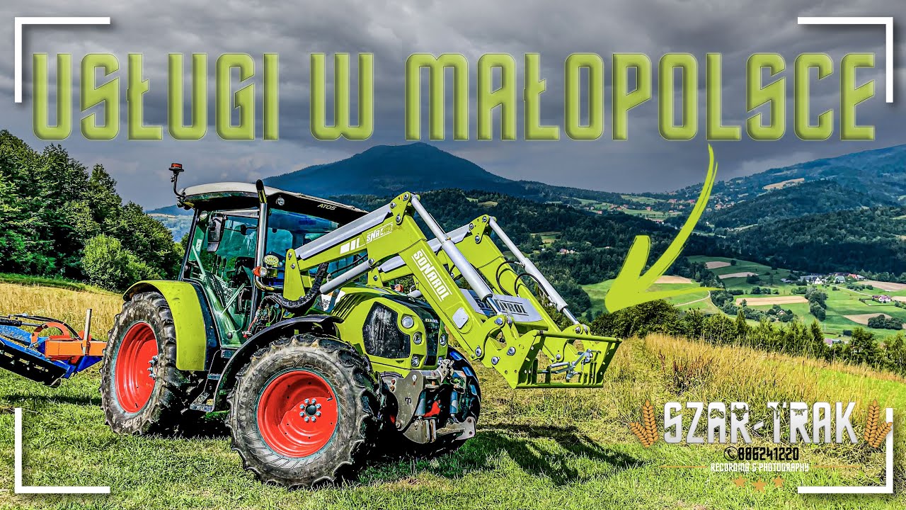 Usługi w Małopolsce! CLAAS! Szar-Trak!