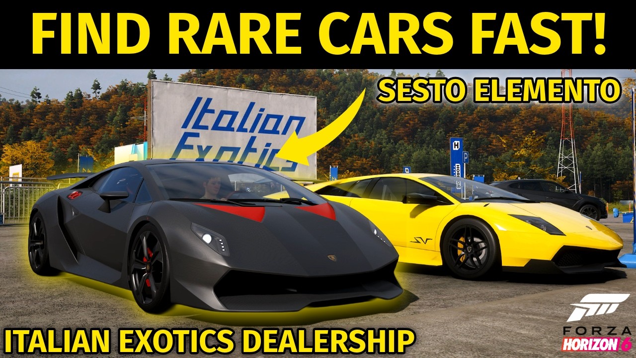 Forza Horizon 6: хитрость с автосалоном Italian Exotics &mdash; БЫСТРОЕ обновление списка авто! (способ...