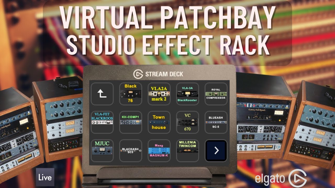 Elgato StreamDeck STUDIO RACK/ Virtual Patch Bay ㅡ Why I mix in Ableton!