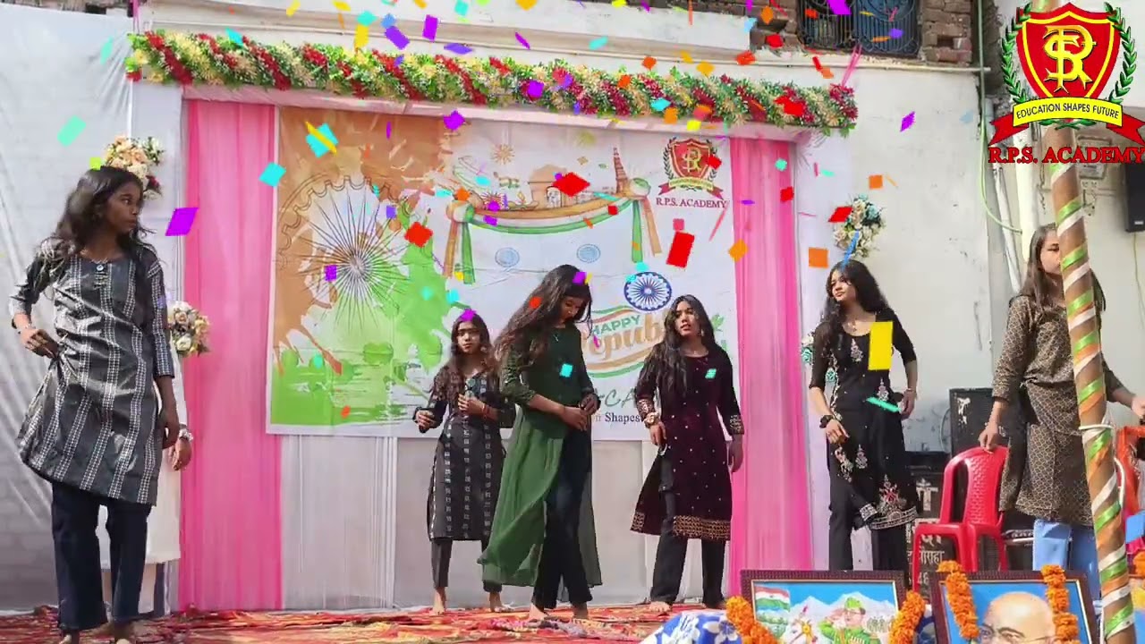 Mashup song dance performance by our students @r.p.s. academy 