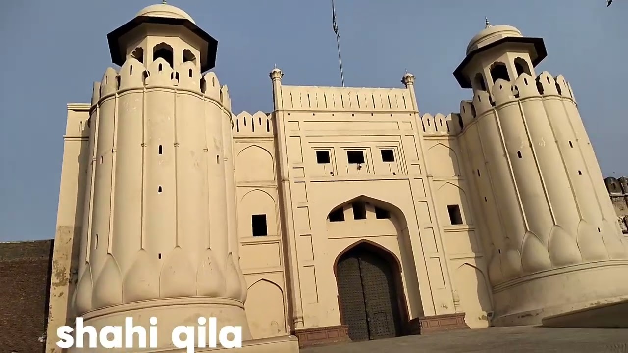 Minare Pakistan)shahi qila)Badshahi masjid)first time viewing this land.