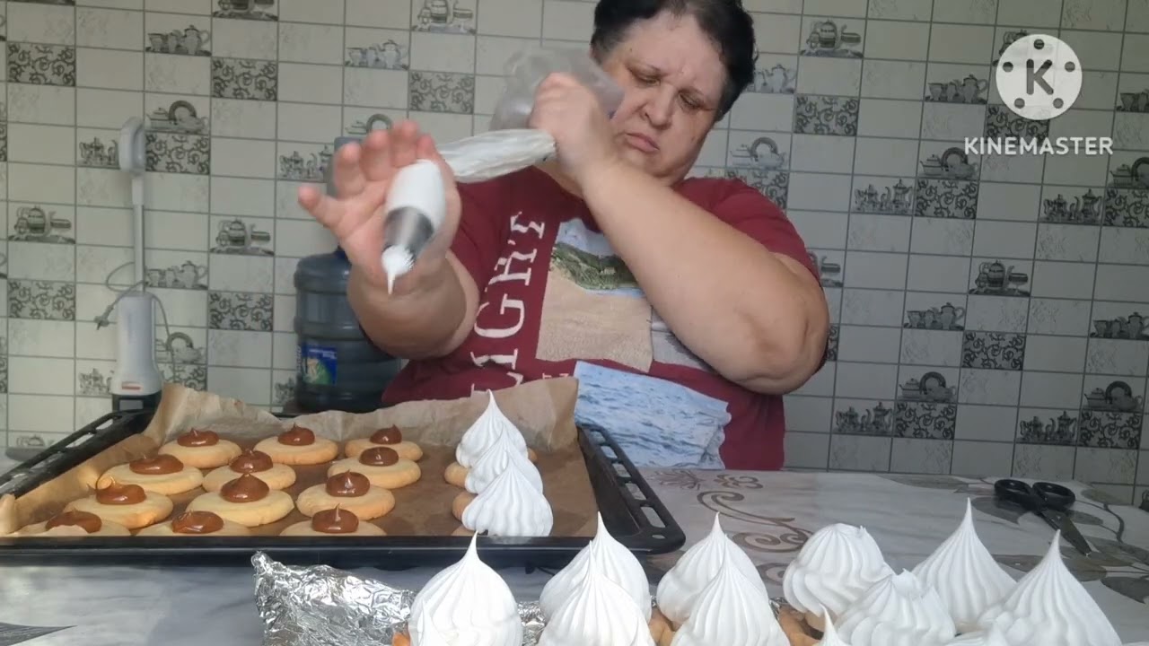 Вкусное пирожное из детства.2 часть видео 