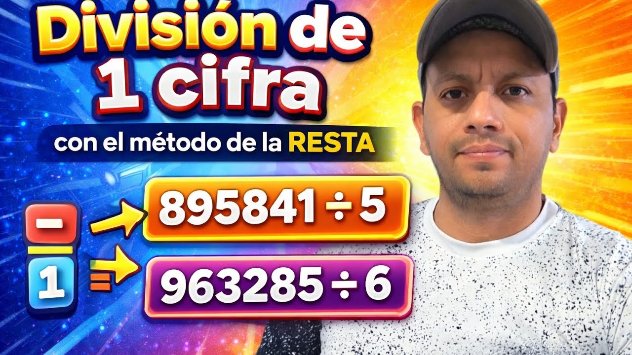 División de 1 cifra ( Método directo)