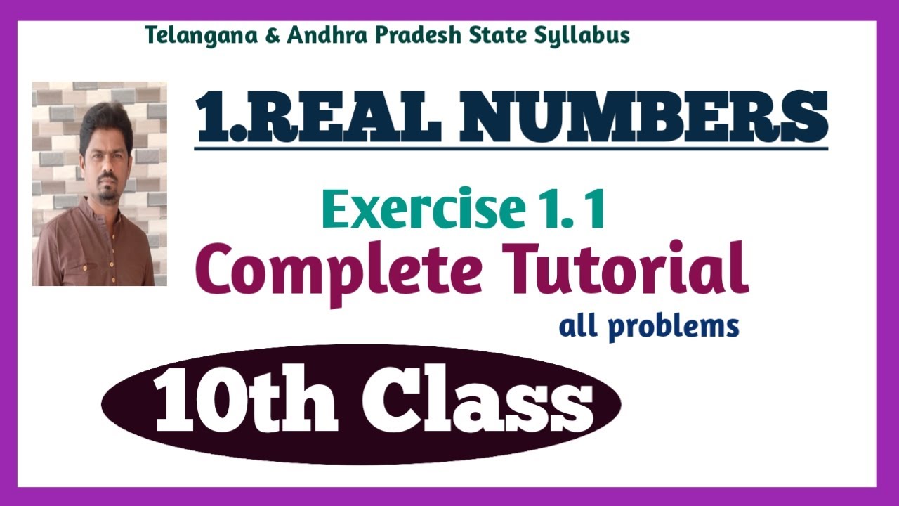 10th Class Maths | REAL NUMBERS | Exercise 1.1 | All problems in one video | TS & AP.