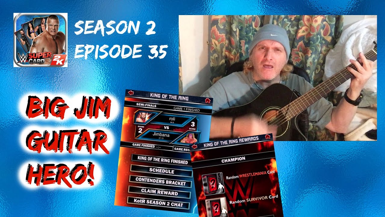 WWE SuperCard Season 2 #35 - Big Jim Guitar Hero!