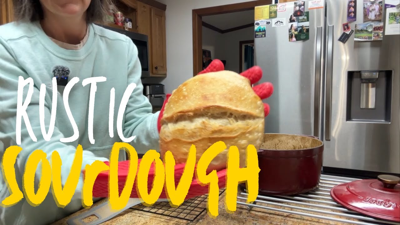 Crusty Sourdough Bread (Start to Finish) | Beginner-Friendly, No Perfection Required