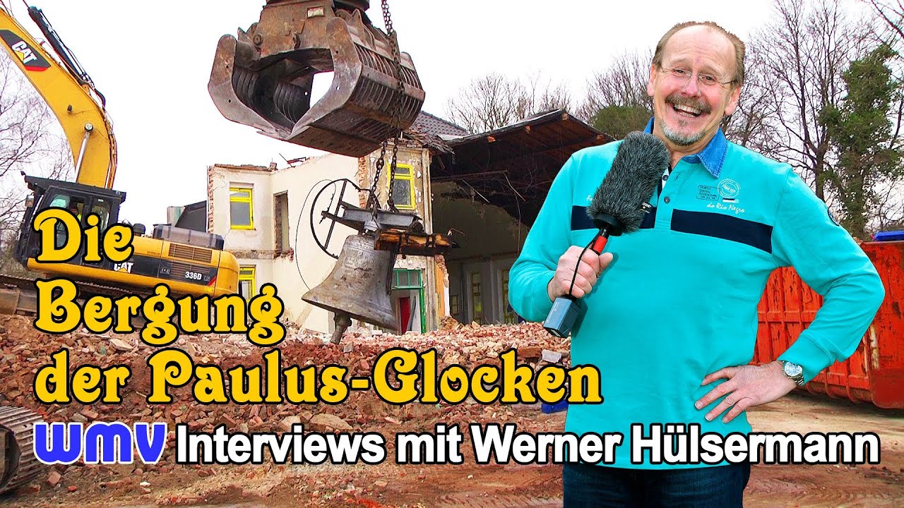 Gladbeck Paulus Kirche - Glocken Bergung