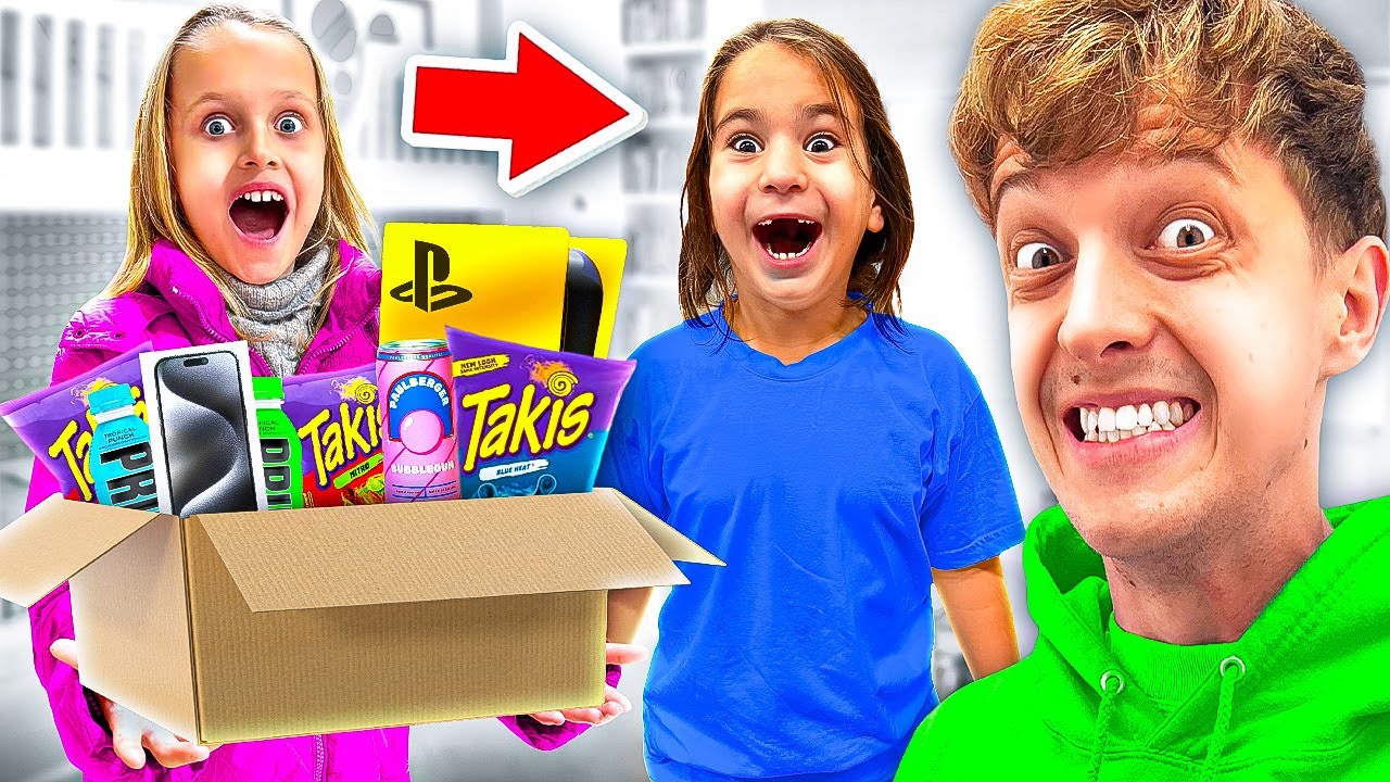 FREUNDIN von KLEINEM JUNGEN kauft ihm 10.000€ MYSTERY BOX!