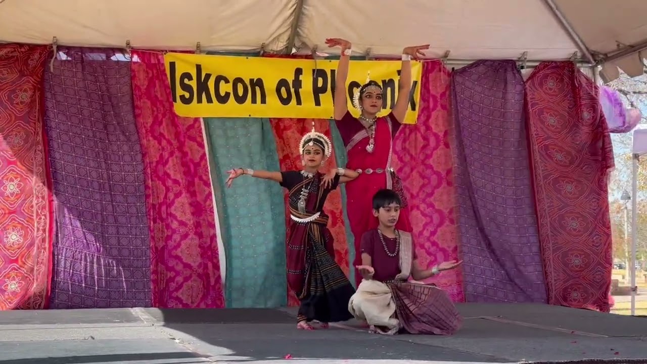 Mangalacharan Odissi Dance | Iskcon Rath Yatra Phoenix 2025