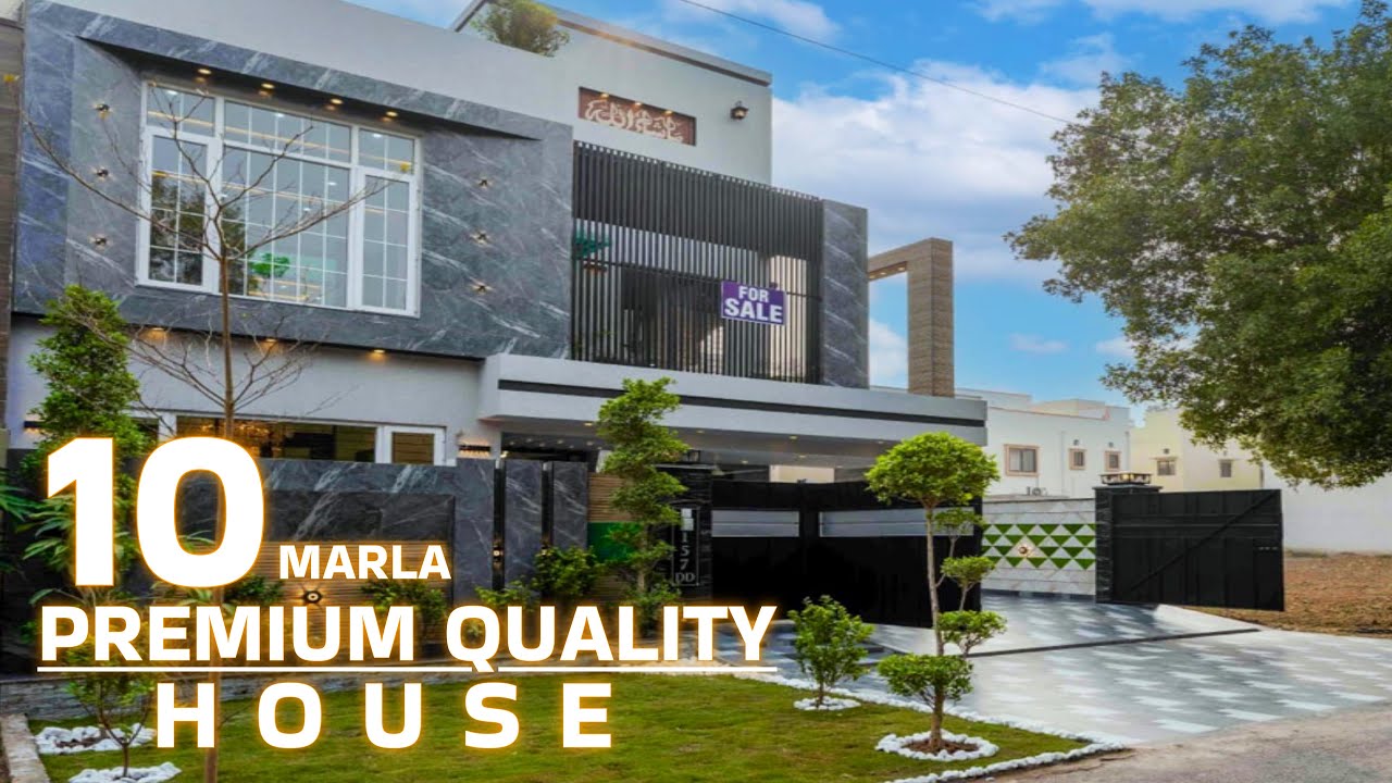 PREMIUM QUALITY 10 Marla House For Sale Bahria Town Lahore
