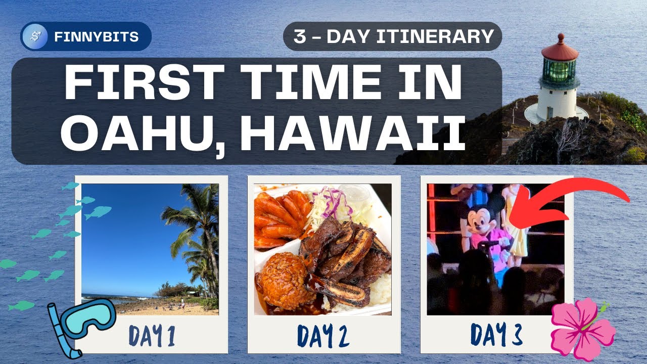 OAHU, HAWAII 3 DAY TRAVEL ITINERARY: MUST see, eat, do 2025 | Part 1 | FinnyBits