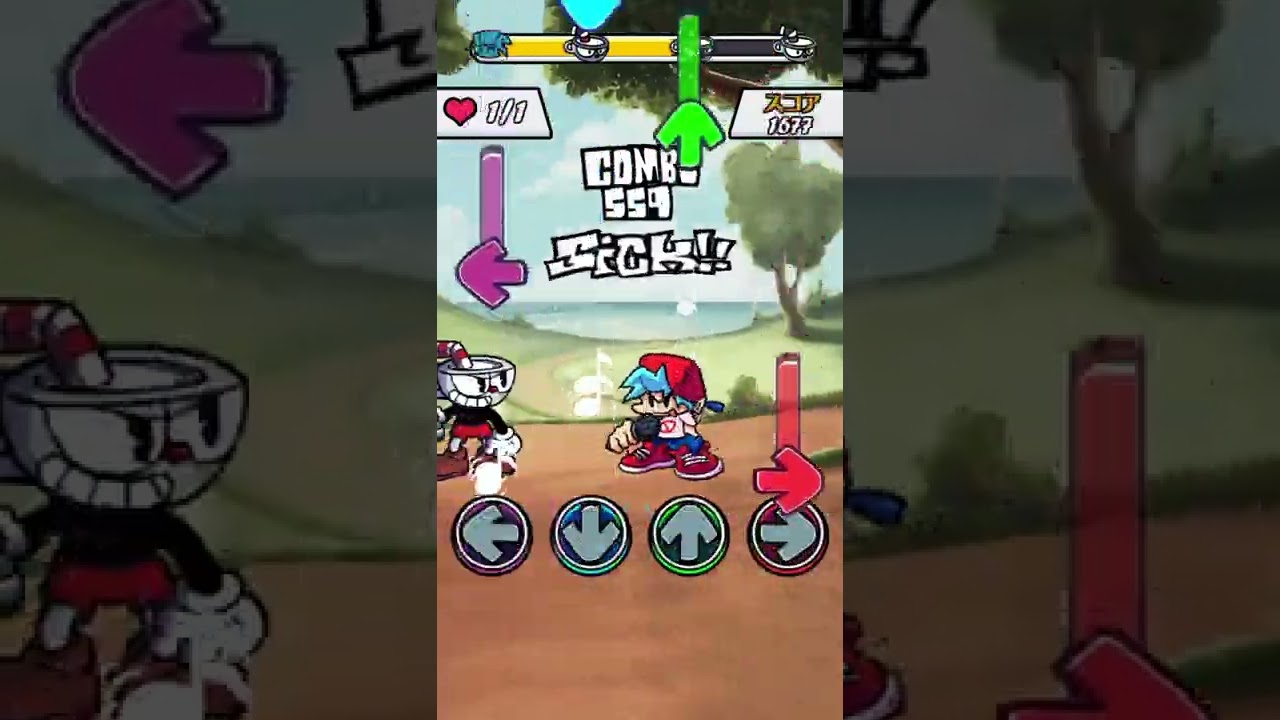 【AP】 Beat  Battle Cuphead Technicolor Tussle FNF ビートバトル カップヘッド テクニカラー タサル フライデーナイトファンキン