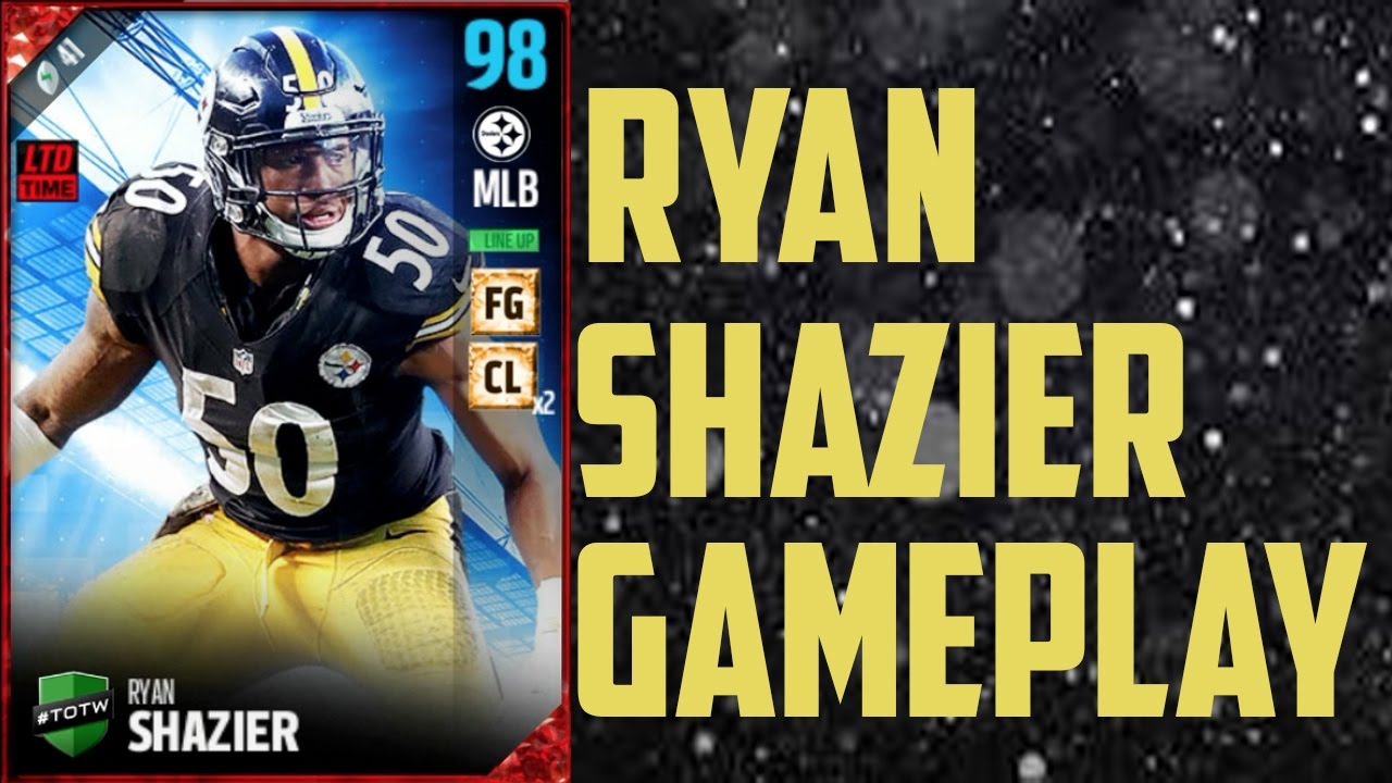TOTW 98 Overall Ryan Shazier Gameplay and Review - Madden Ultimate Team 17