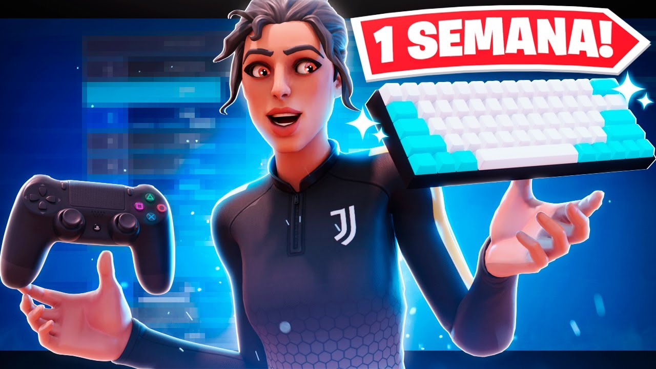 ME PASÉ A TECLADO por 1 SEMANA.. ¿ES MEJOR?  (Fortnite Capítulo 2)