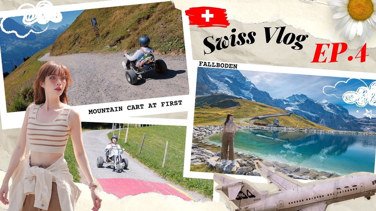 เล่น Mountain Cart ที่ Grindelwald / Eigergletscher/ Lauterbrunnen /Mürren 🇨🇭 Swiss Vlog EP.4