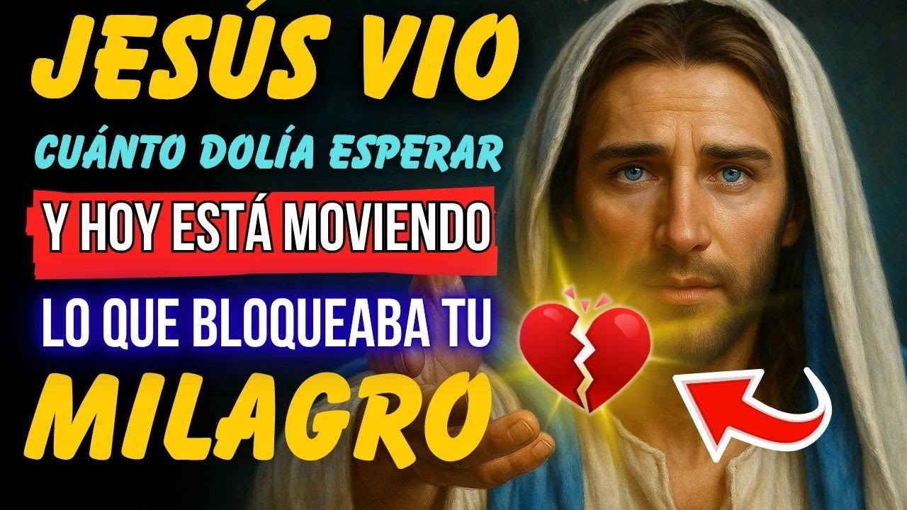 😢JESÚS YA NO PUEDE ESPERAR MÁS... NECESITAS ACEPTAR ESTE MILAGRO
