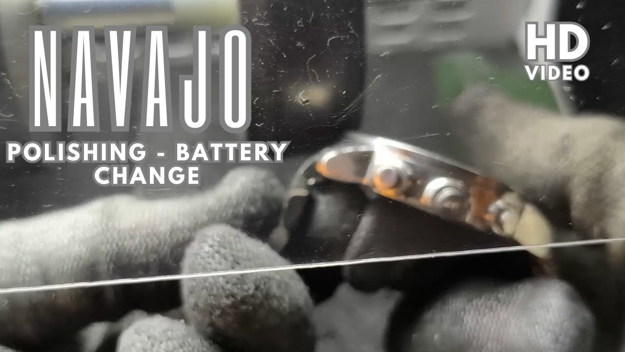 Restoring a Silver Dolce & Gabbana Navajo Watch – Battery Replacement & Polishing