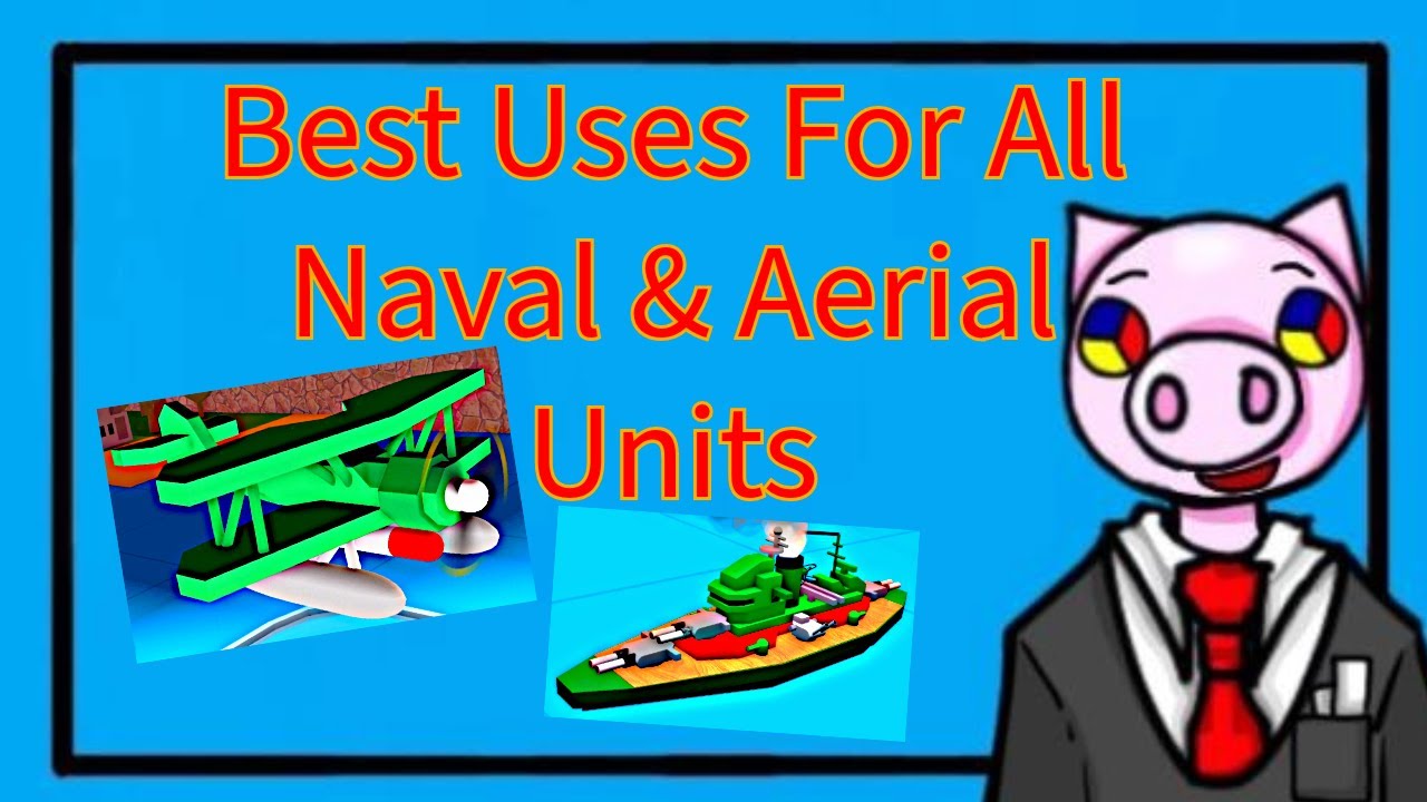 The Pros Of Using Every Naval And Aerial Unit In Noobs In Combat Roblox