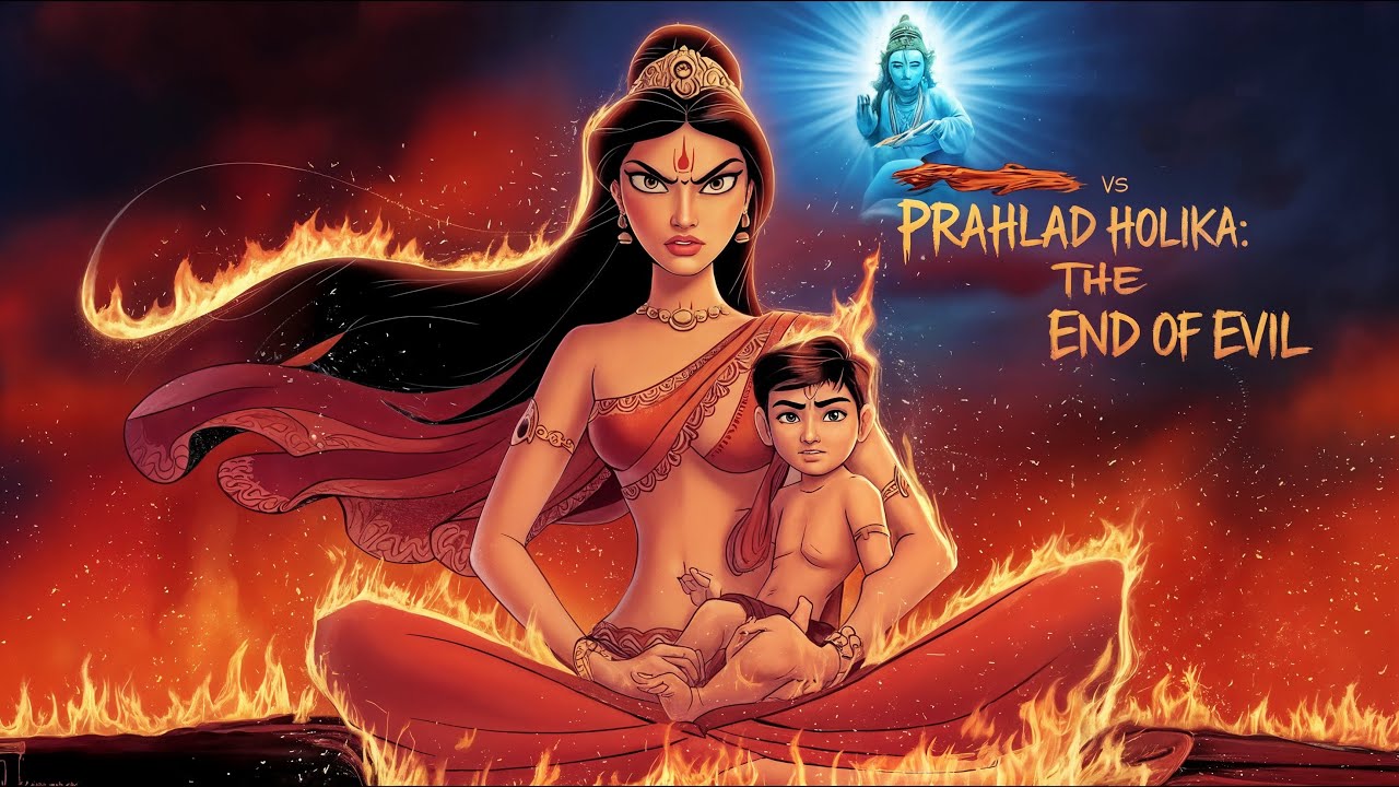The Thrilling Legend of Prahlad & Holika: The Untold Story Behind Holi! #prahlada #holi #holika