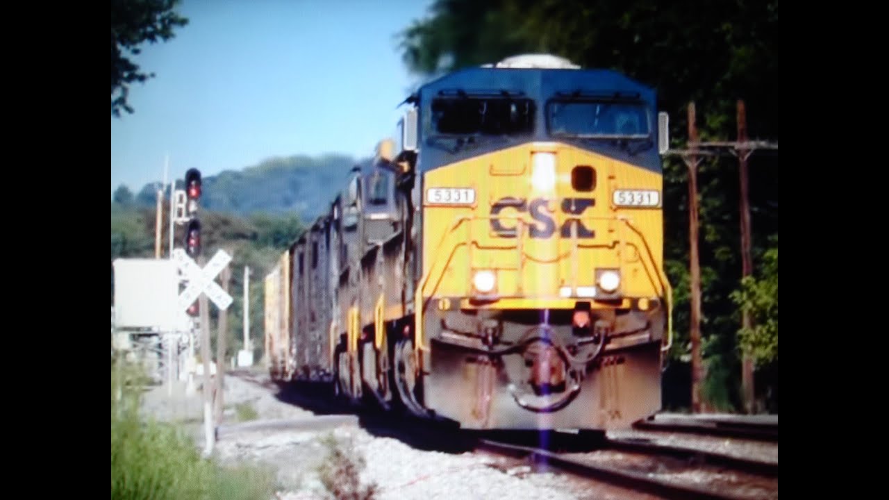 CSX Freight Train In Point Of Rocks MD
