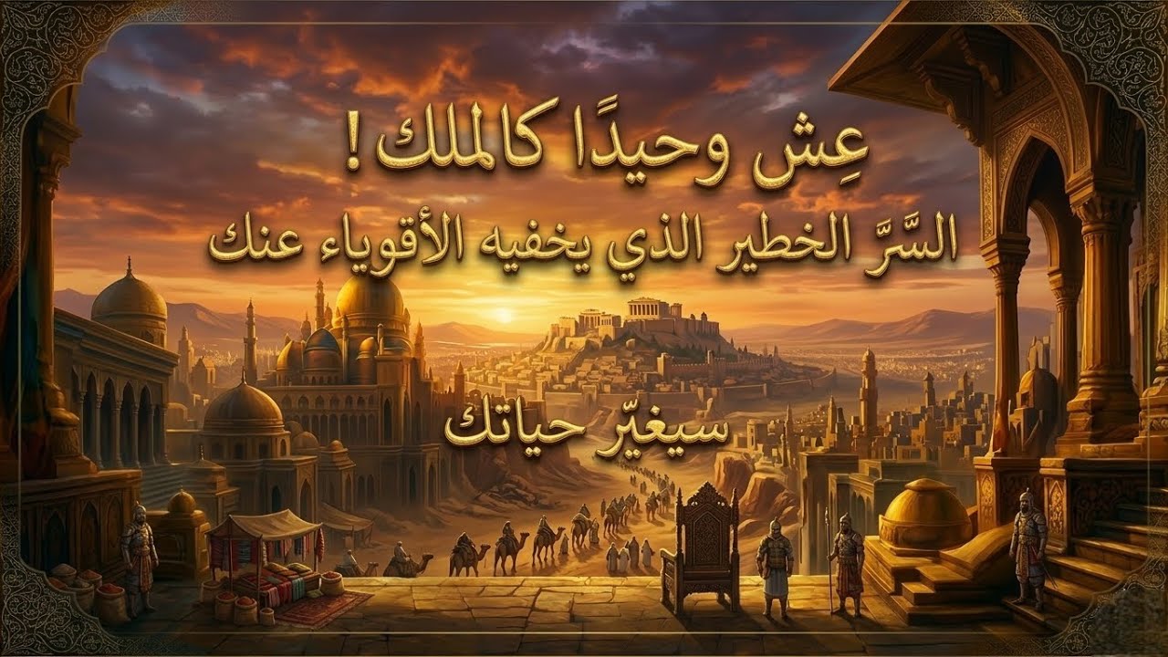عِش وحيدا كالملك! السر الخطير الذي يخفيه الأقوياء عنك (سيغير حياتك)