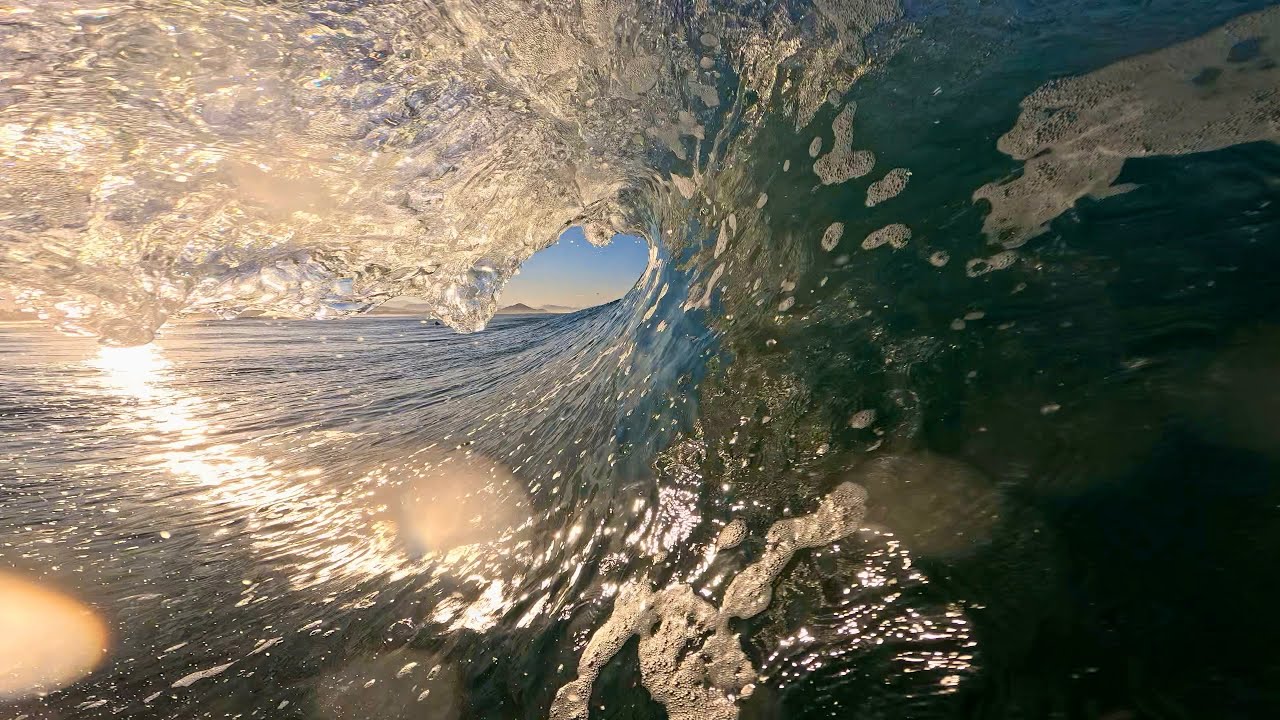 SURFING CLEAN HOLLOW WAVES! (RAW POV)