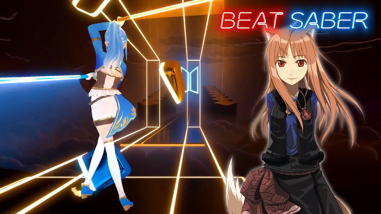 Beat Saber 🟥🟦 Spice and Wolf opening "Tabi no Tochuu" [Full Body Tracking]