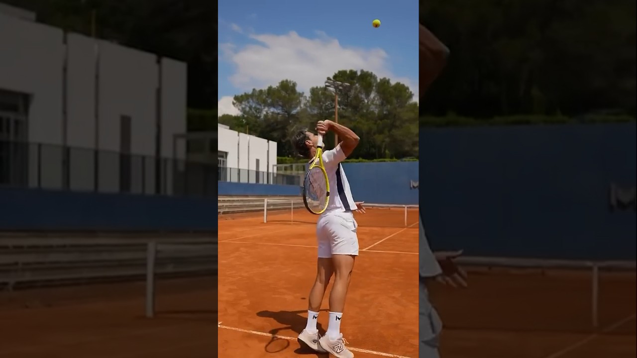 Serve basics for beginners 🎾 #tennis #tennisserve #tennistips #coachmouratoglou