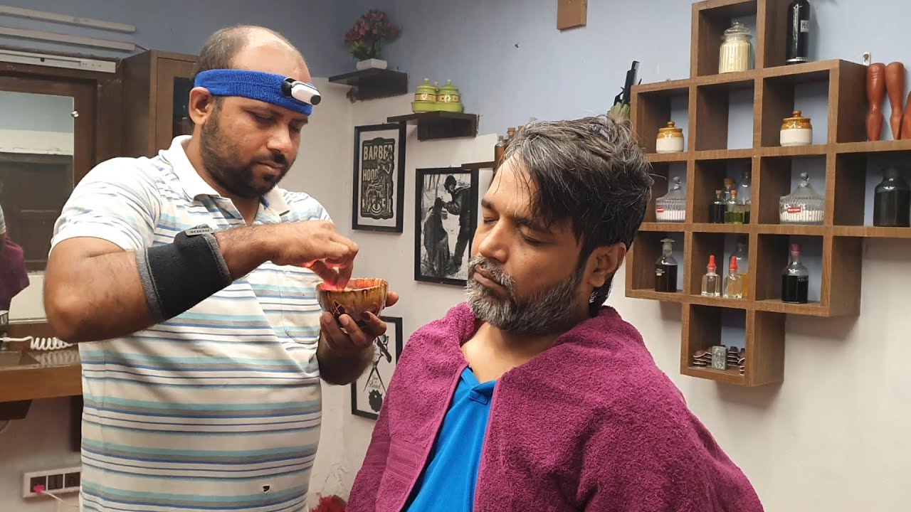 Reiki Master Hot Oil Deep Tissue Relaxing Head Massage | Indian Massage