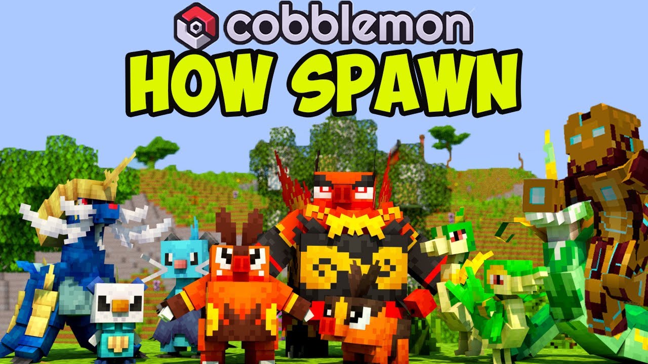 Minecraft Cobblemon how to SPAWN pokemon (Full Guide) (EASY)