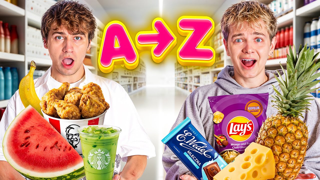 KTO TANIEJ KUPI CAŁY ALFABET = WYGRYWA! 😱💰| Dominik Rupiński & Paweł Zmitrowicz