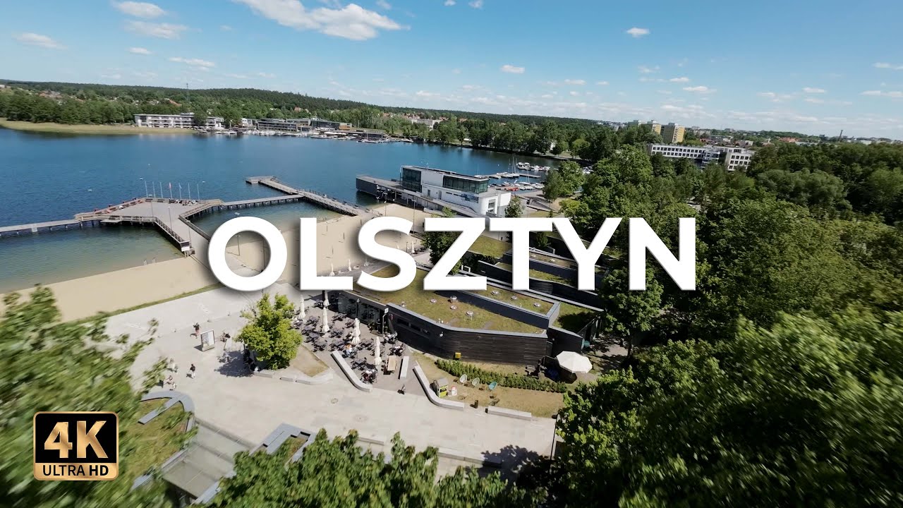 Olsztyn | Odkryj piękno 3 jezior - Długie, Czarne, Ukiel | Dji Avata | Lece w miasto [4k]