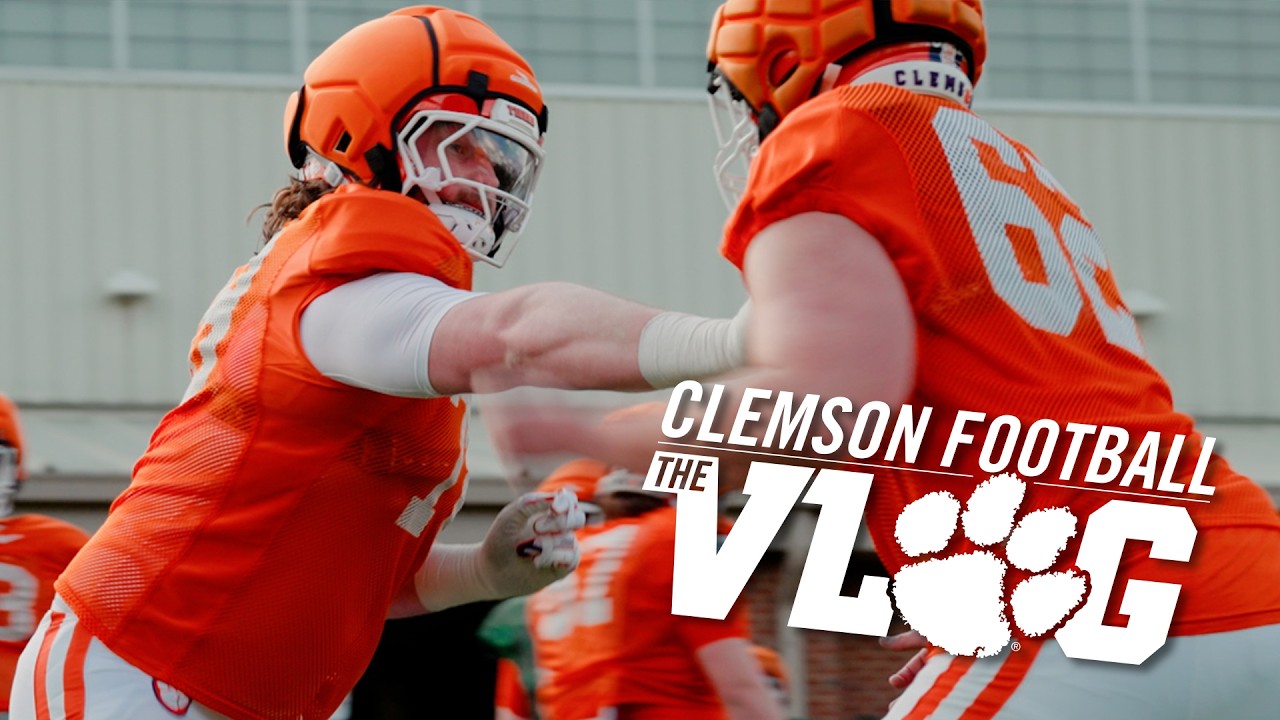 Mic'd Up with All-American Offensive Lineman Blake Miller || Clemson Football The VLOG (S14, Ep.3)