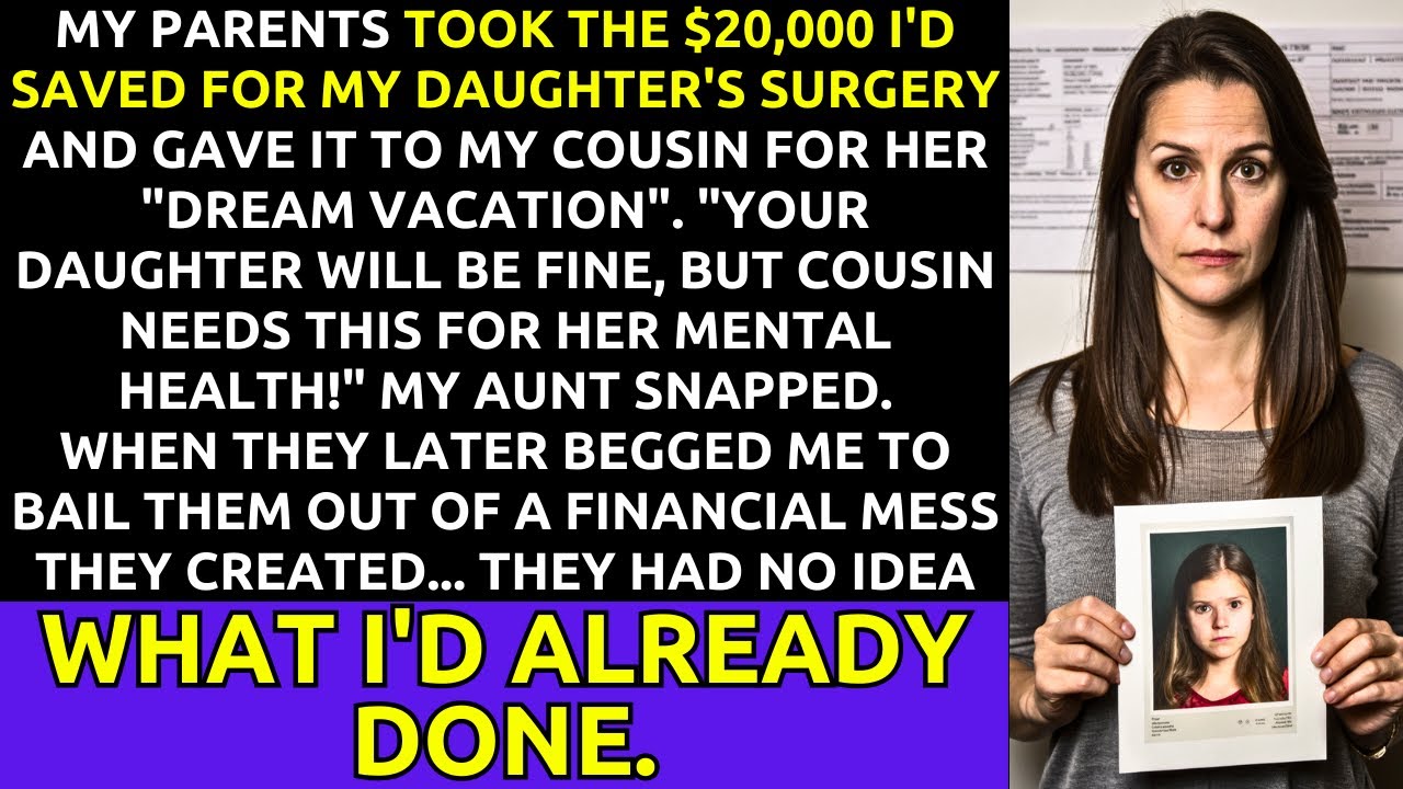 They Took My Daughter’s Surgery Fund for a Vacation—Then Asked Me for Money Again