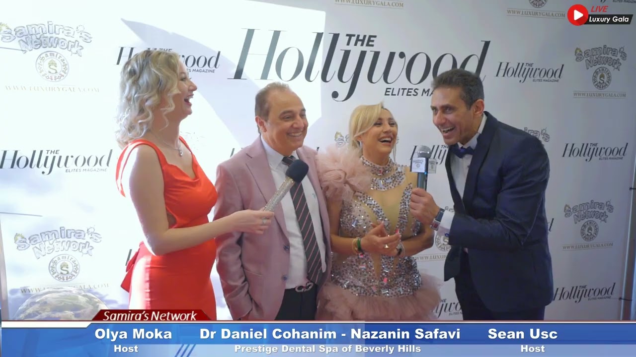 Luxury Gala 2025 - Dr Omid Cohanim & Nazanin Savafi's interview on the red carpet by Sean & Olya