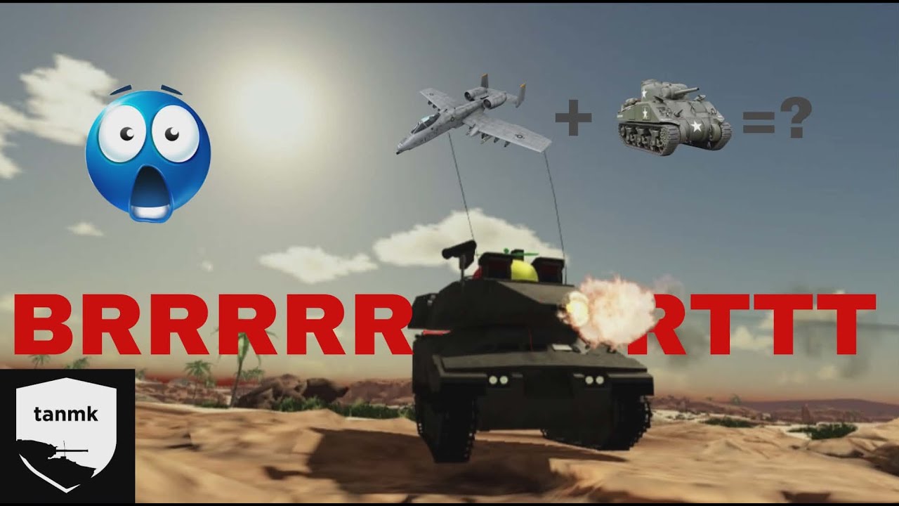 GAU 8 strapped on a light tank??? | Cursed Tank simulator