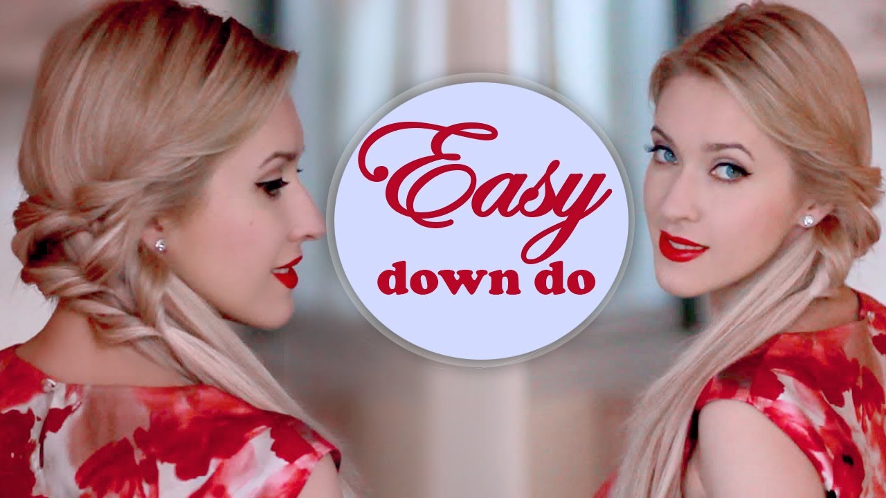 Cute, easy wedding/party hairstyle for medium/long hair tutorial