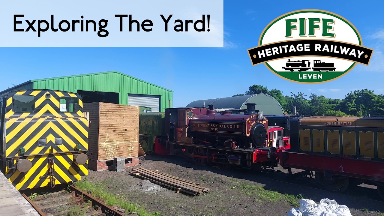 A look around the Fife Heritage Railway in Leven