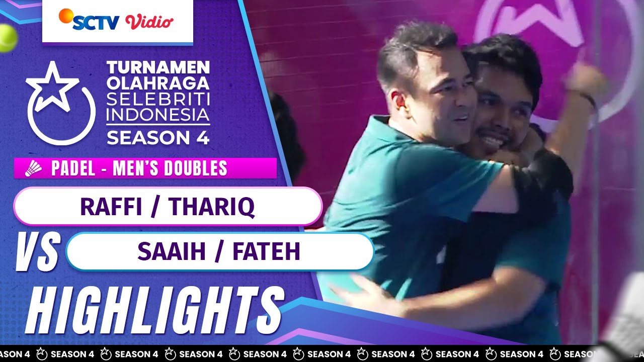 Raffi/Thoriq VS Saaih/Fateh - Highlights Padel Men’s Doubles | TOSI Season 4