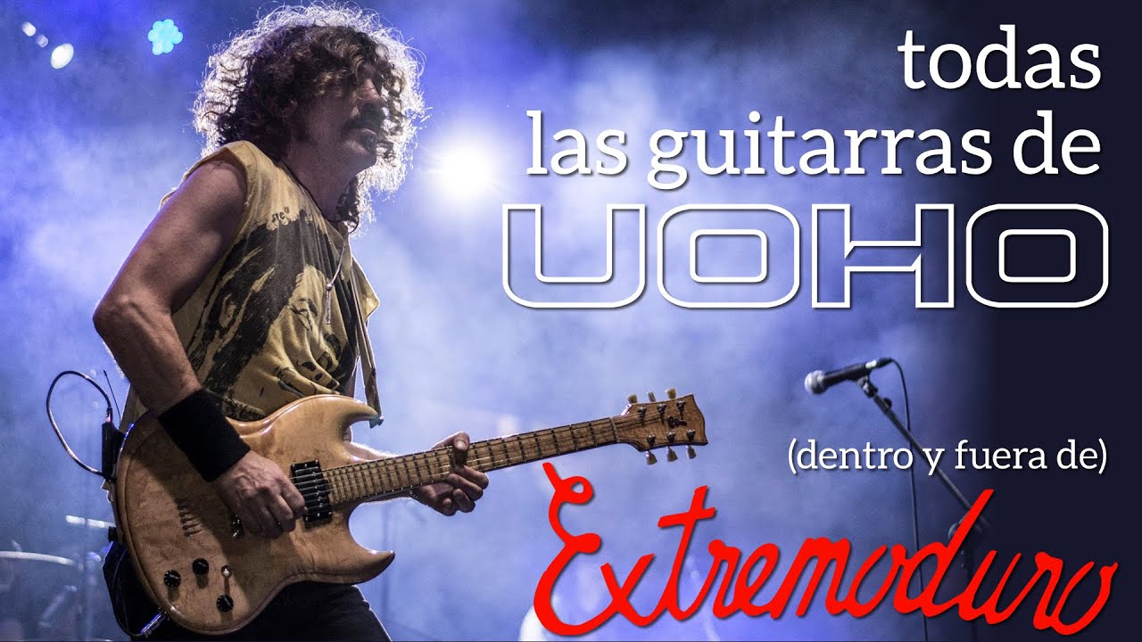 TODAS LAS GUITARRAS DE IÑAKI 'UOHO' ANTÓN (DENTRO Y FUERA DE DE EXTREMODURO)