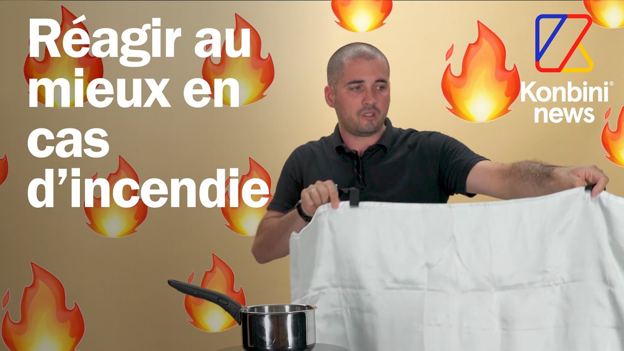 On t'explique comment réagir face à un incendie 🔥 (Ne jette pas d'eau sur une casserole)