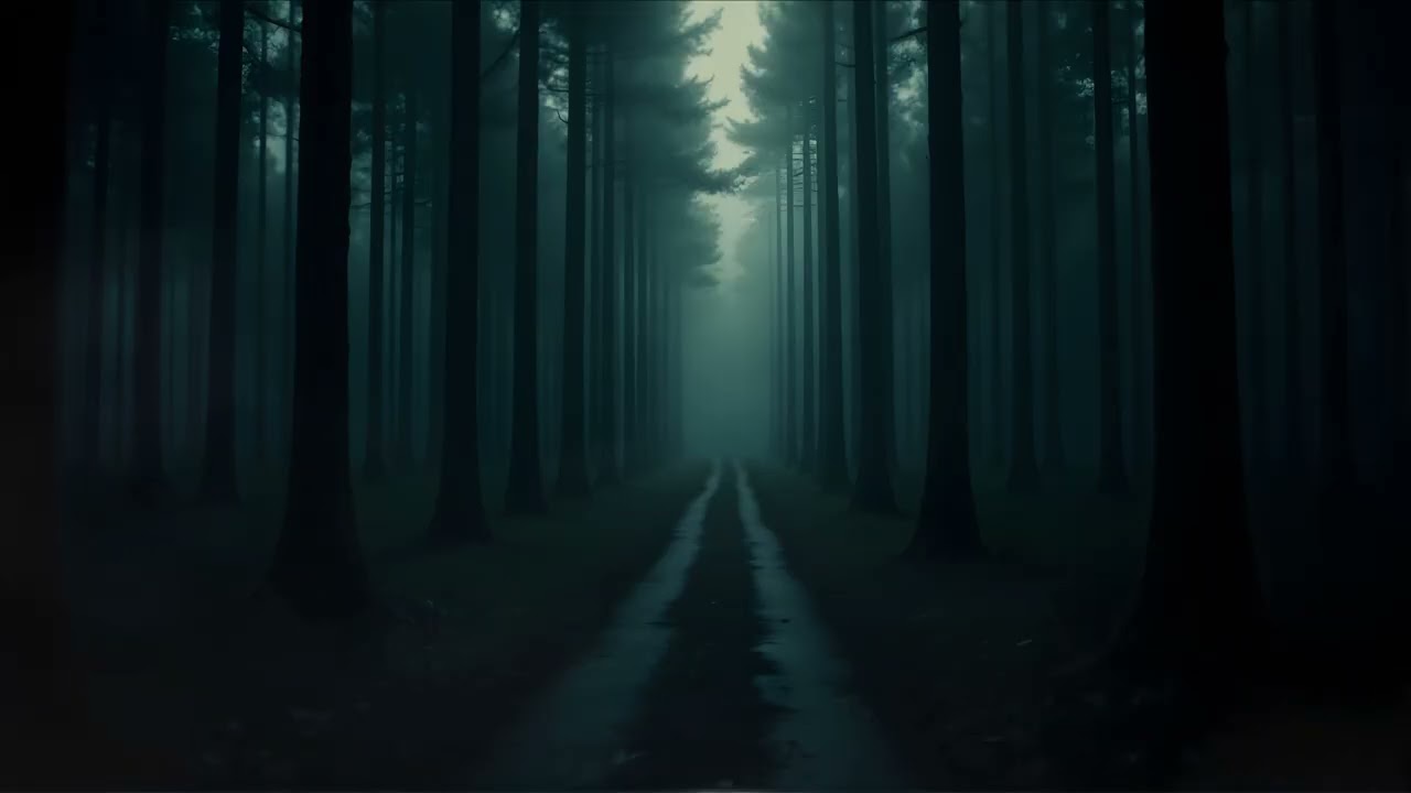 Dark Ambient Music for Deep Focus and Relaxation Night Forest
