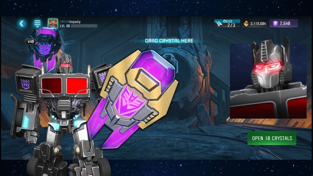 Opening x46 Nemesis Prime Crystals - Transformers: Forged to Fight