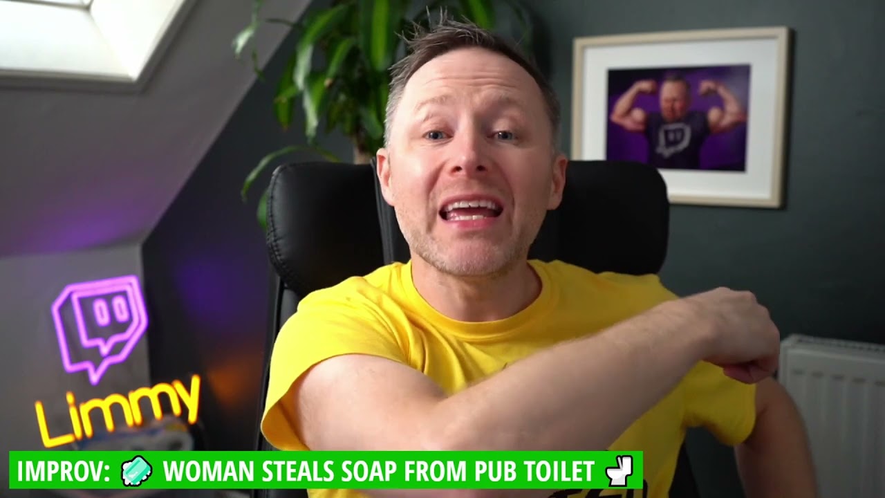 Limmy Improv: Woman Steals Soap From Pub Toilet [2020-10-01]