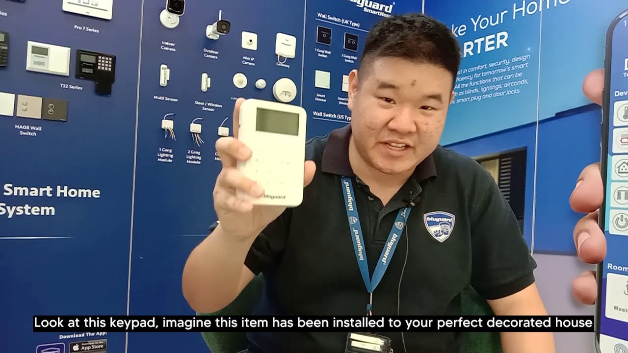 Bluguard V16 Touch Alarm System Introduction