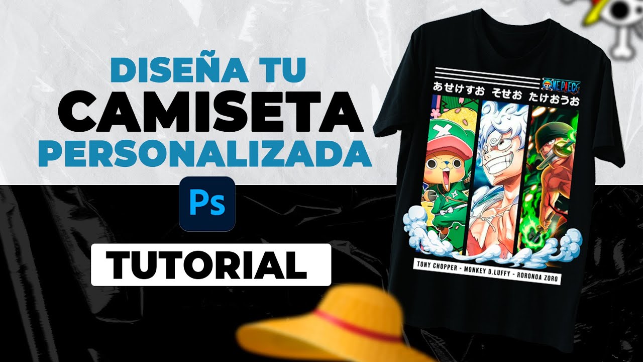Photoshop Tutorial l Cómo diseñar camisetas muy sencillo I How to Design