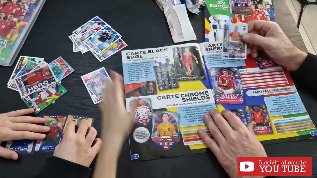 ❤️ EURO 2024 UNBOXING🇩🇪 FINALMENTE in edicola la nuova collezione! - MATCH ATTAX Topps.START PACK ❤️
