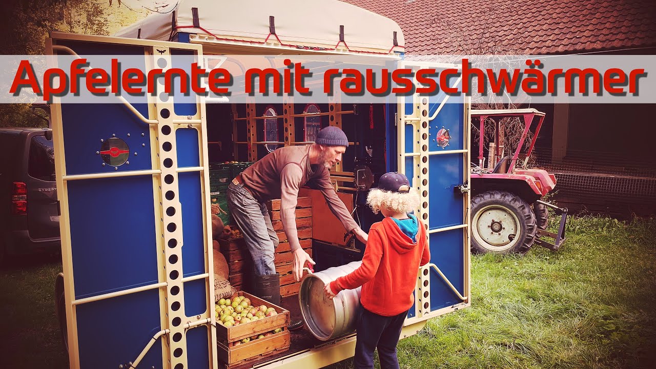 Von der Apfelwiese zum Saft: Der rausschwärmer in Aktion!