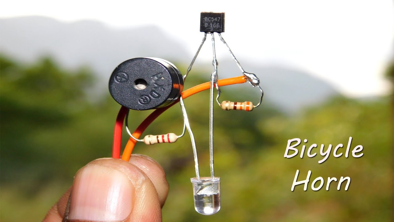How To Make Bicycle Horn Circuit